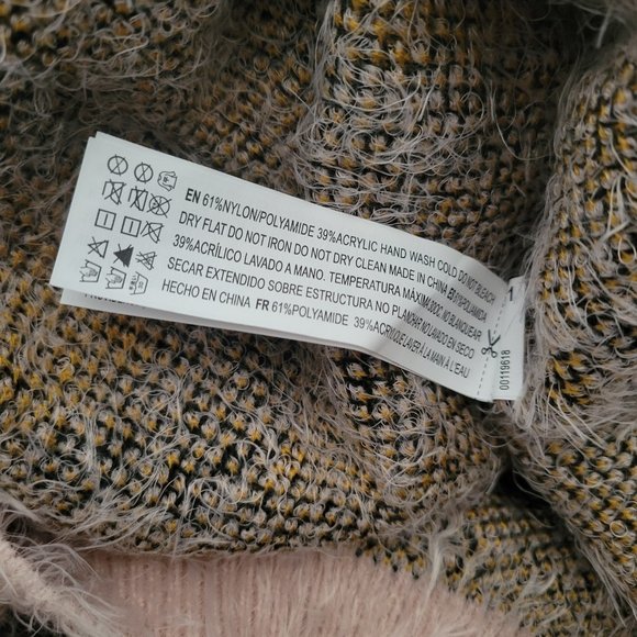 Pink Leopard print long sleeve pullover sweater for women super soft loose fit - Picture 4 of 4